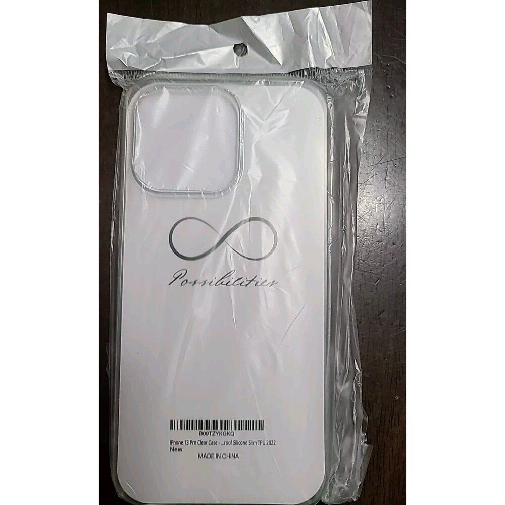 Iphone 13 Pro *Clear SILICONE Case *New *sealed*